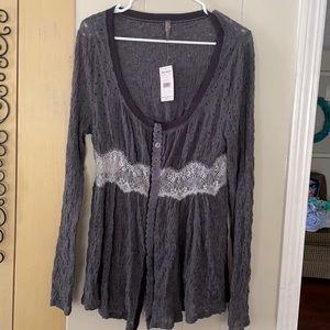 Women’s Large Free People Top, NWT, never worn.